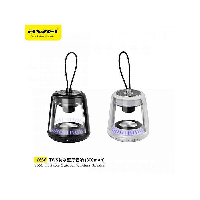 AWEI Y666 Bluetooth Speaker Portable Outdoor Mini Waterproof Music Speaker Stereo Sound HiFi Music Wireless Surround Deep Bass